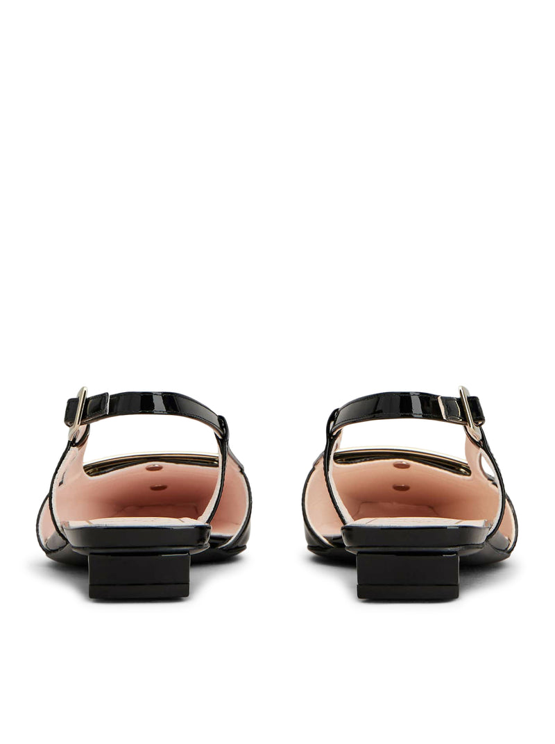 Roger Vivier Women Belle Vivier Patent Leather Slingback Ballerinas ROGER VIVIER