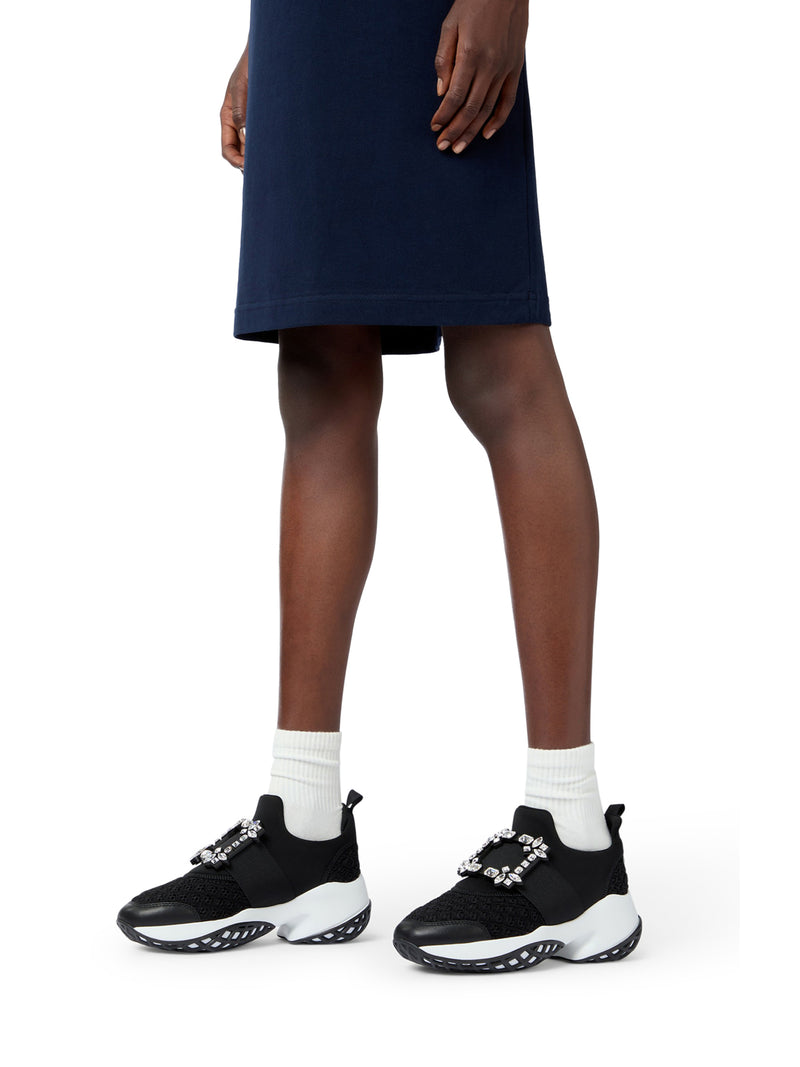 Roger Vivier Women Viv` Run Fabric Sneakers ROGER VIVIER