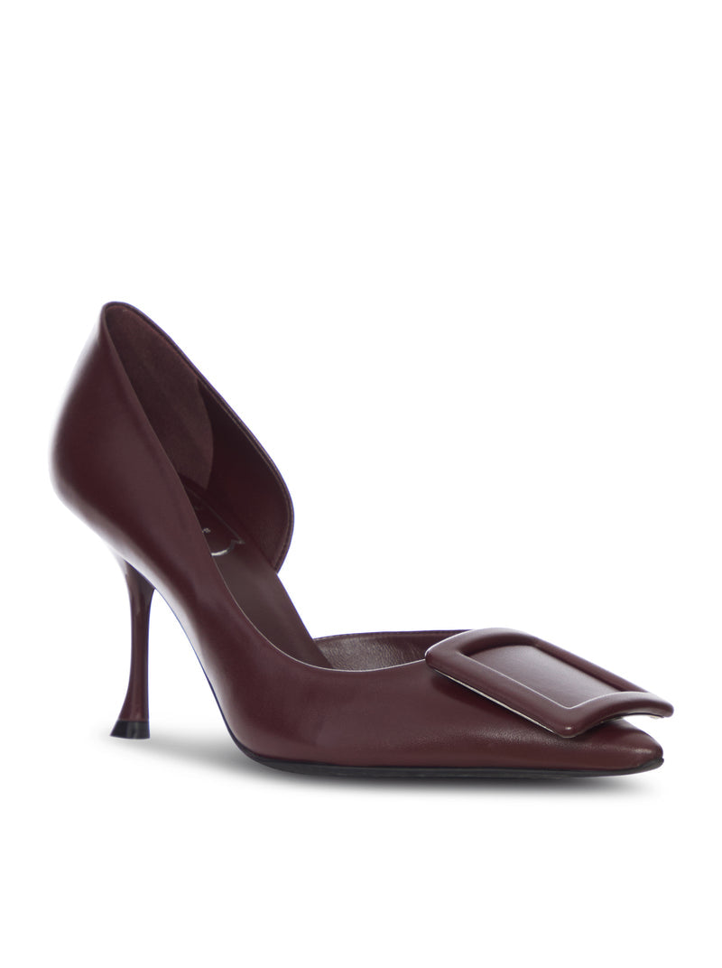 Roger Vivier Women Leather Décolleté With Tone-On-Tone Buckle ROGER VIVIER