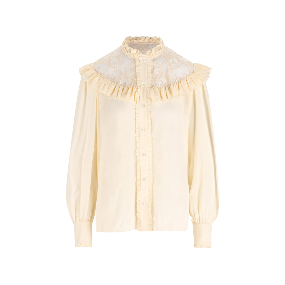 Chloé Neutrals Tops - Shirts Women CHLOE