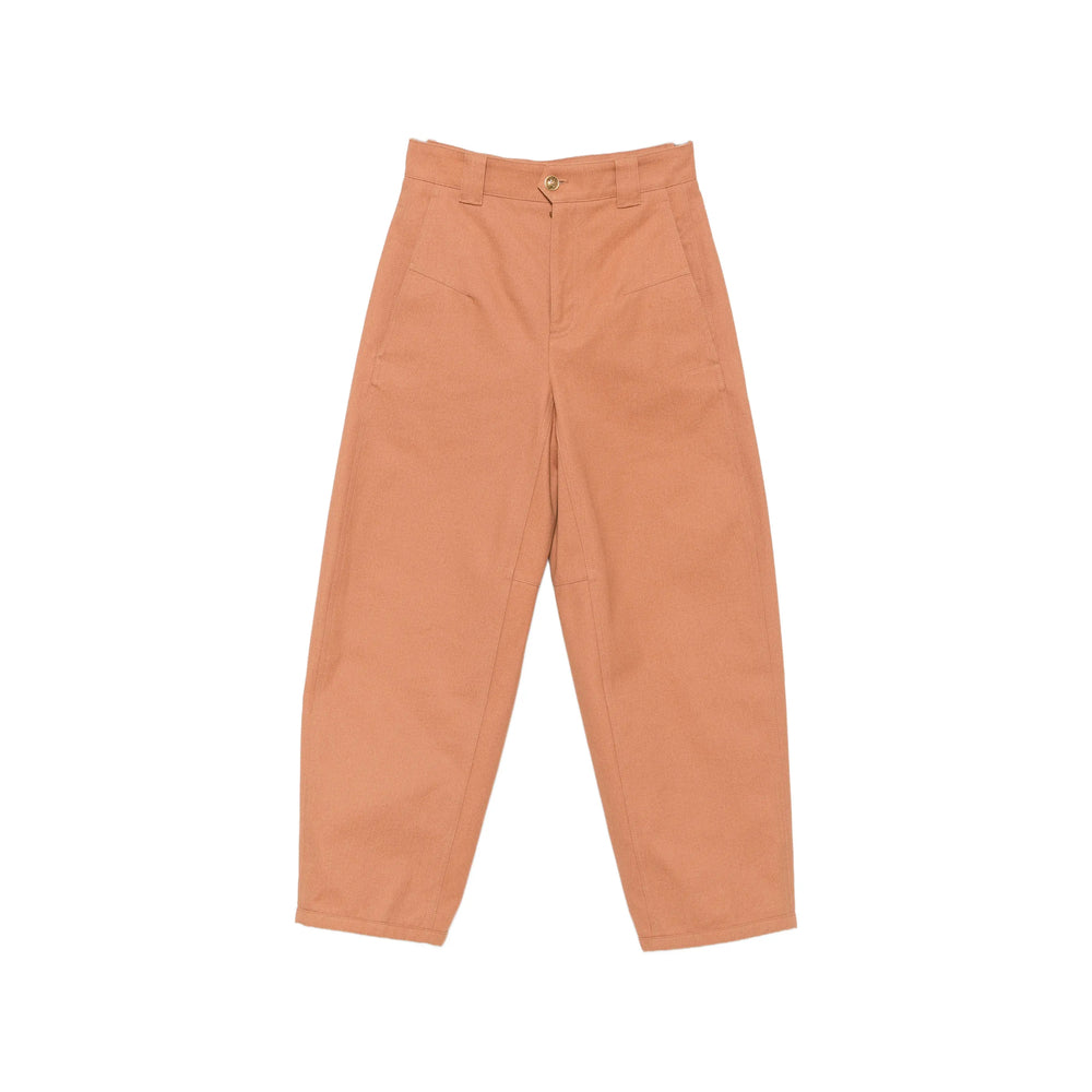 Chloé Neutrals Trousers - High-Waisted Trousers Women CHLOE