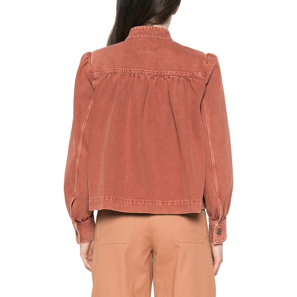 Chloé Brown Jackets - Denim Jackets Women CHLOE