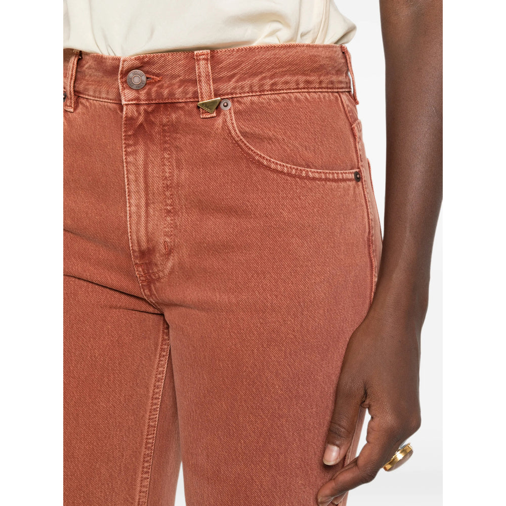 Chloé Orange Trousers Women CHLOE
