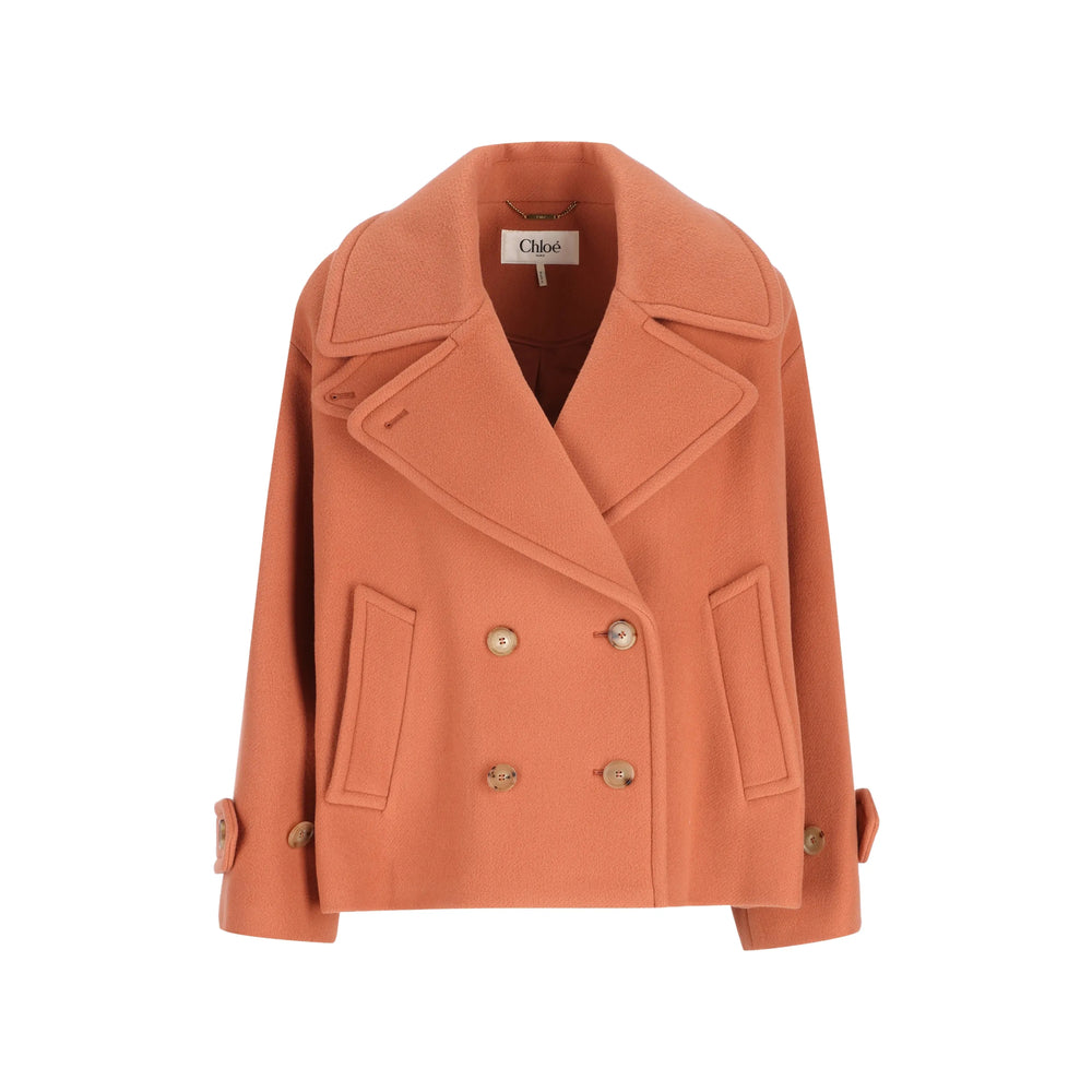 Chloé Orange Jackets - Oversized Jackets Women CHLOE