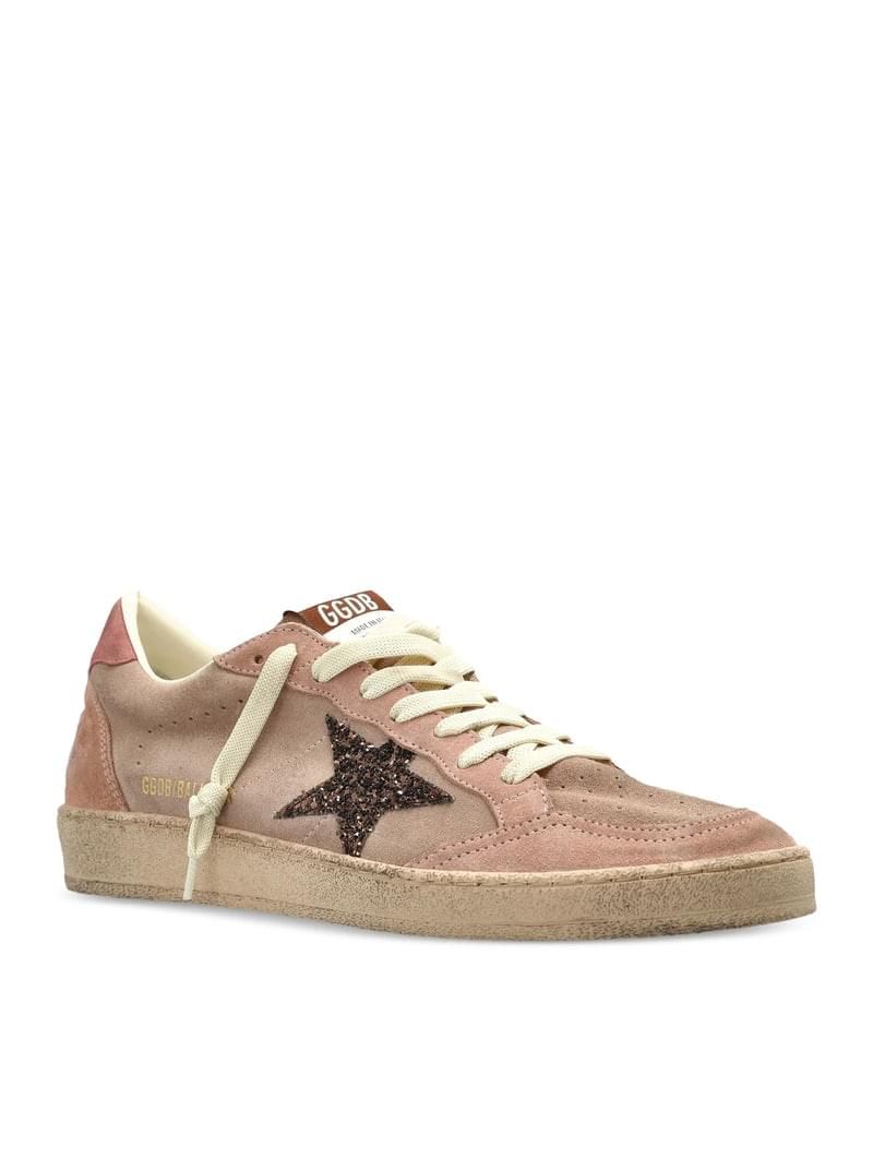 Golden Goose Deluxe Brand Women Ball Star Glitter-Patch Sneakers GOLDEN GOOSE