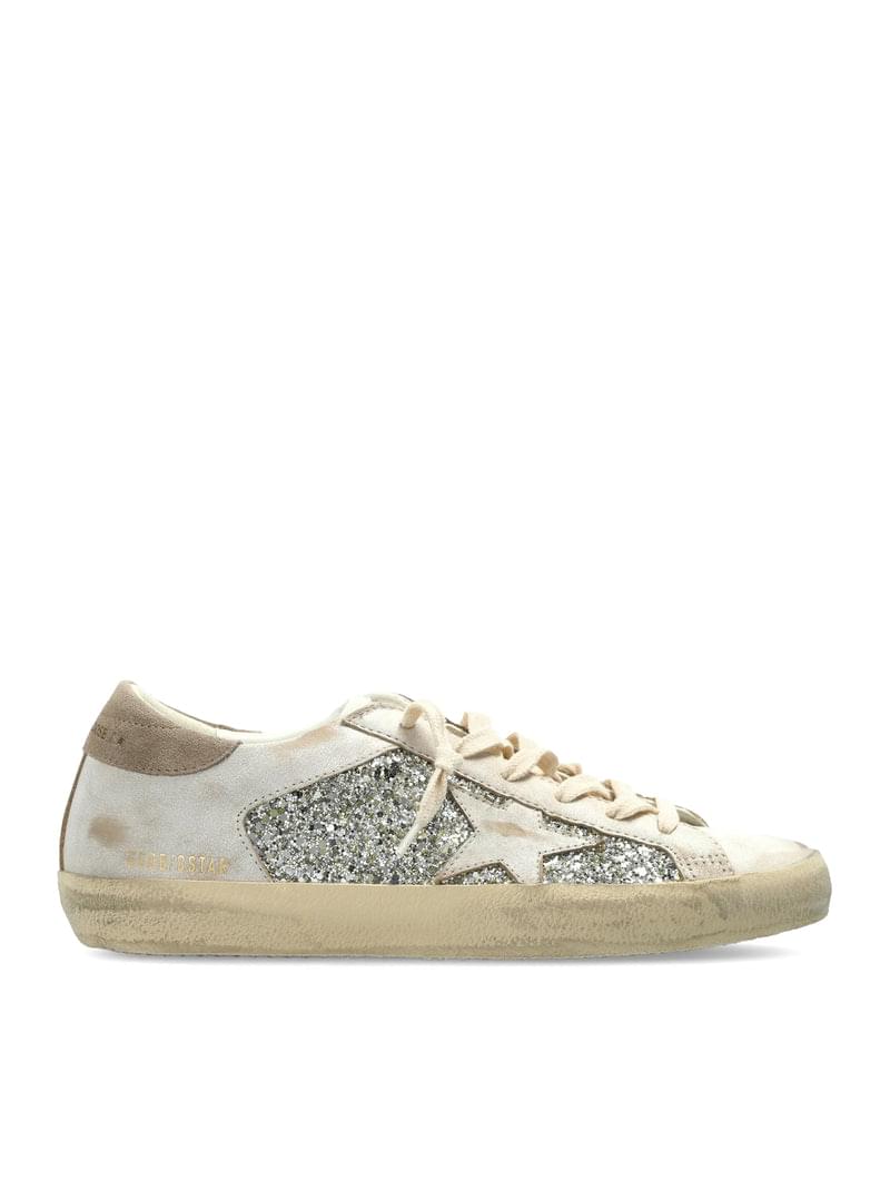 Golden Goose Deluxe Brand Women Super-Star Sneakers With Glitter Details GOLDEN GOOSE