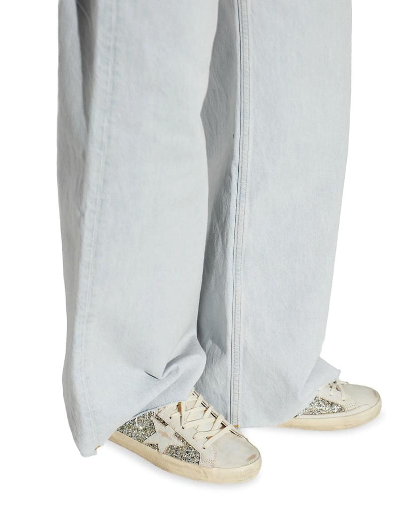 Golden Goose Deluxe Brand Women Super-Star Sneakers With Glitter Details GOLDEN GOOSE