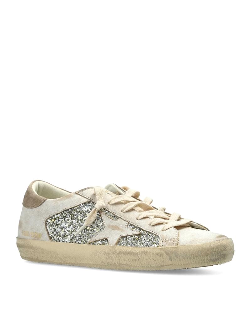 Golden Goose Deluxe Brand Women Super-Star Sneakers With Glitter Details GOLDEN GOOSE