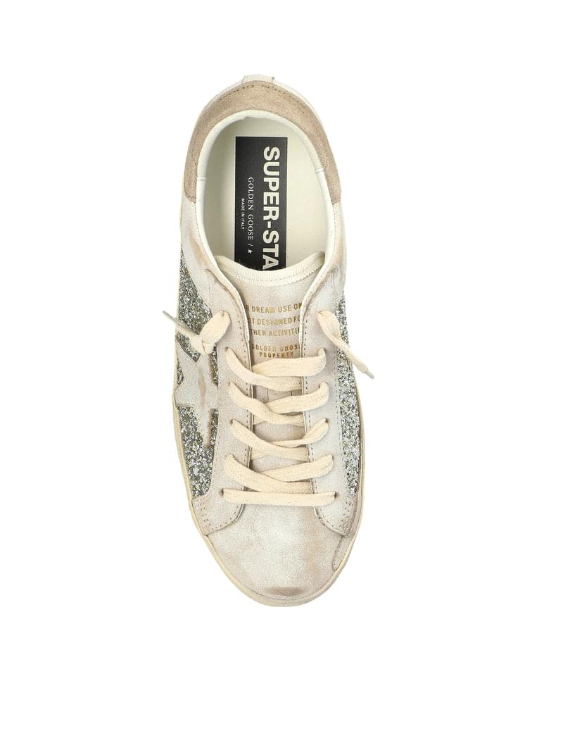 Golden Goose Deluxe Brand Women Super-Star Sneakers With Glitter Details GOLDEN GOOSE