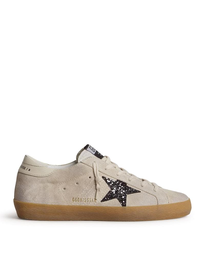 Golden Goose Deluxe Brand Women Women`S Super-Star In Suede With Glitter Star GOLDEN GOOSE