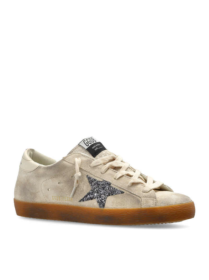 Golden Goose Deluxe Brand Women Women`S Super-Star In Suede With Glitter Star GOLDEN GOOSE