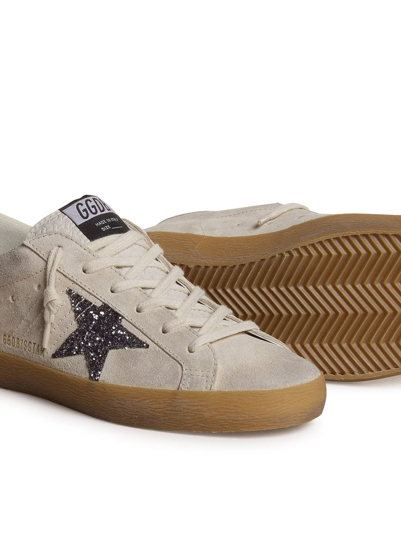 Golden Goose Deluxe Brand Women Women`S Super-Star In Suede With Glitter Star GOLDEN GOOSE