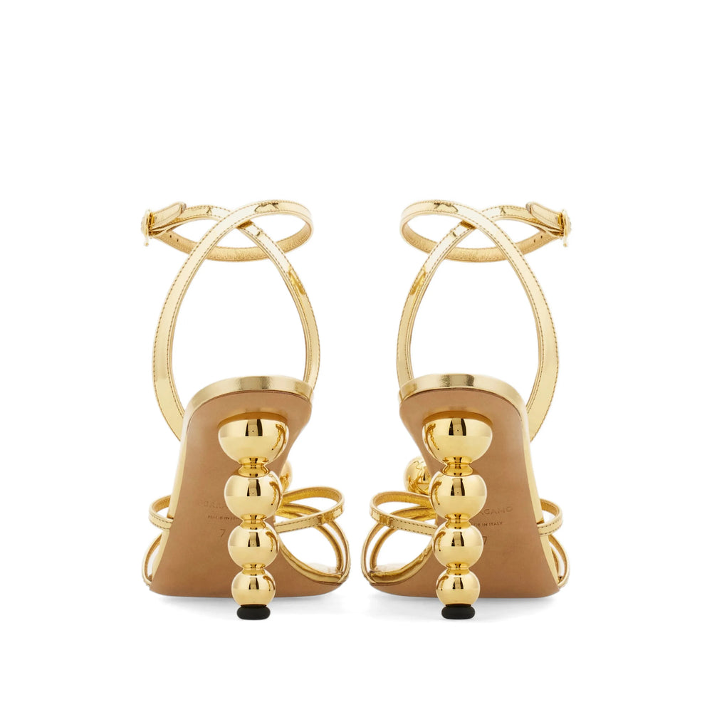 Ferragamo Gold Boots Women FERRAGAMO