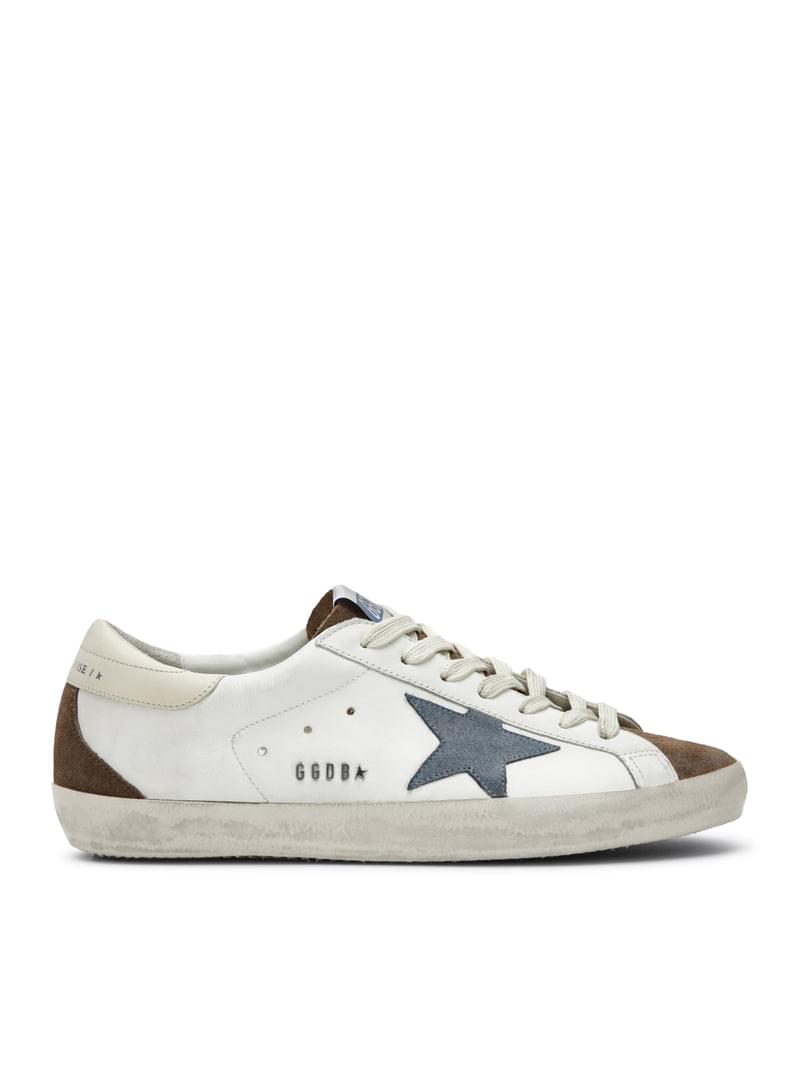 Golden Goose Deluxe Brand Men Sneakers Super Star In Pelle GOLDEN GOOSE