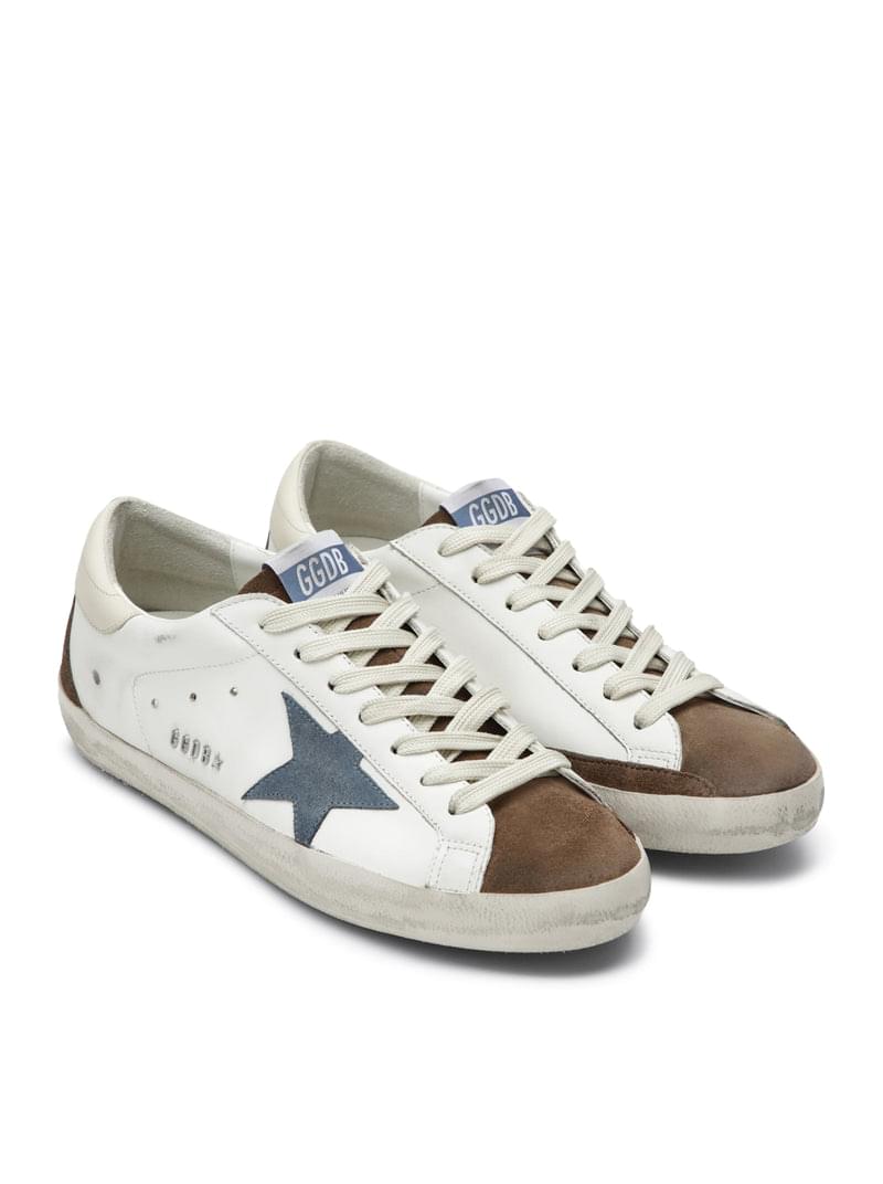 Golden Goose Deluxe Brand Men Sneakers Super Star In Pelle GOLDEN GOOSE