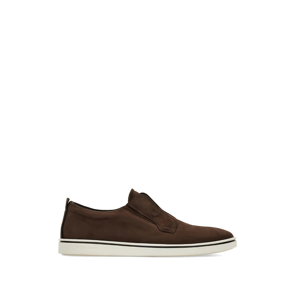 Ferragamo Brown Trainers - Slip-Ons Men FERRAGAMO