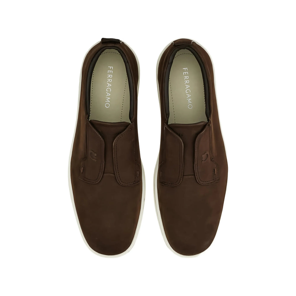 Ferragamo Brown Trainers - Slip-Ons Men FERRAGAMO