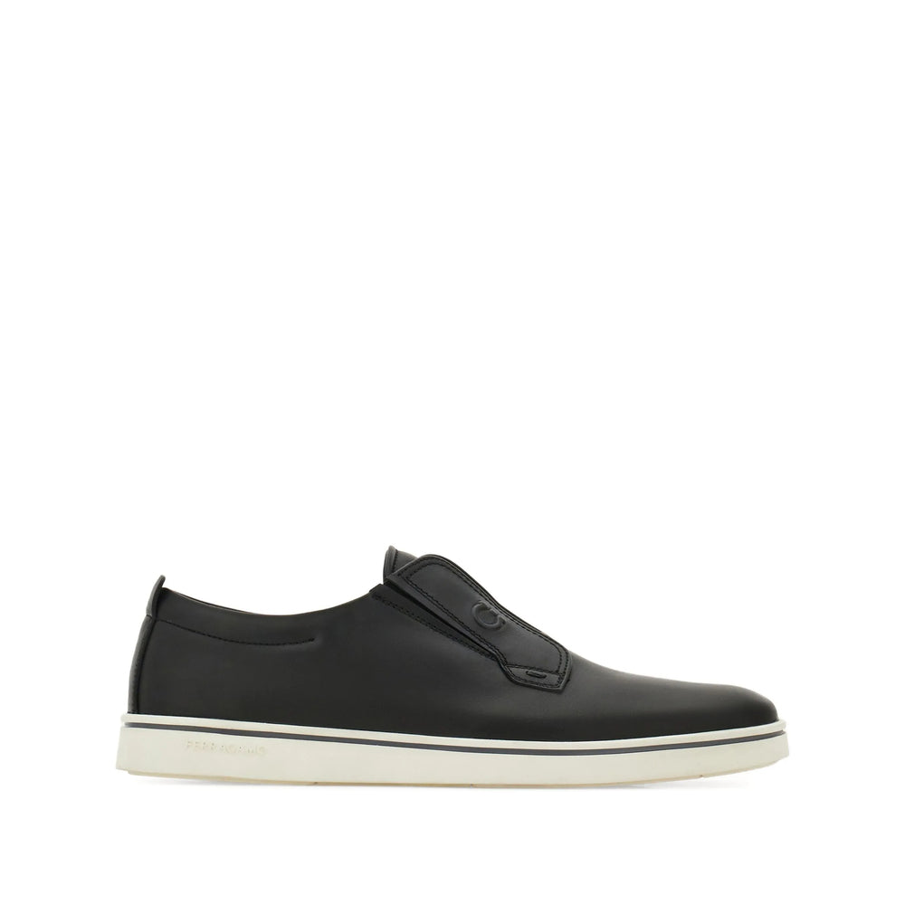 Ferragamo Black Trainers - Slip-Ons Men FERRAGAMO