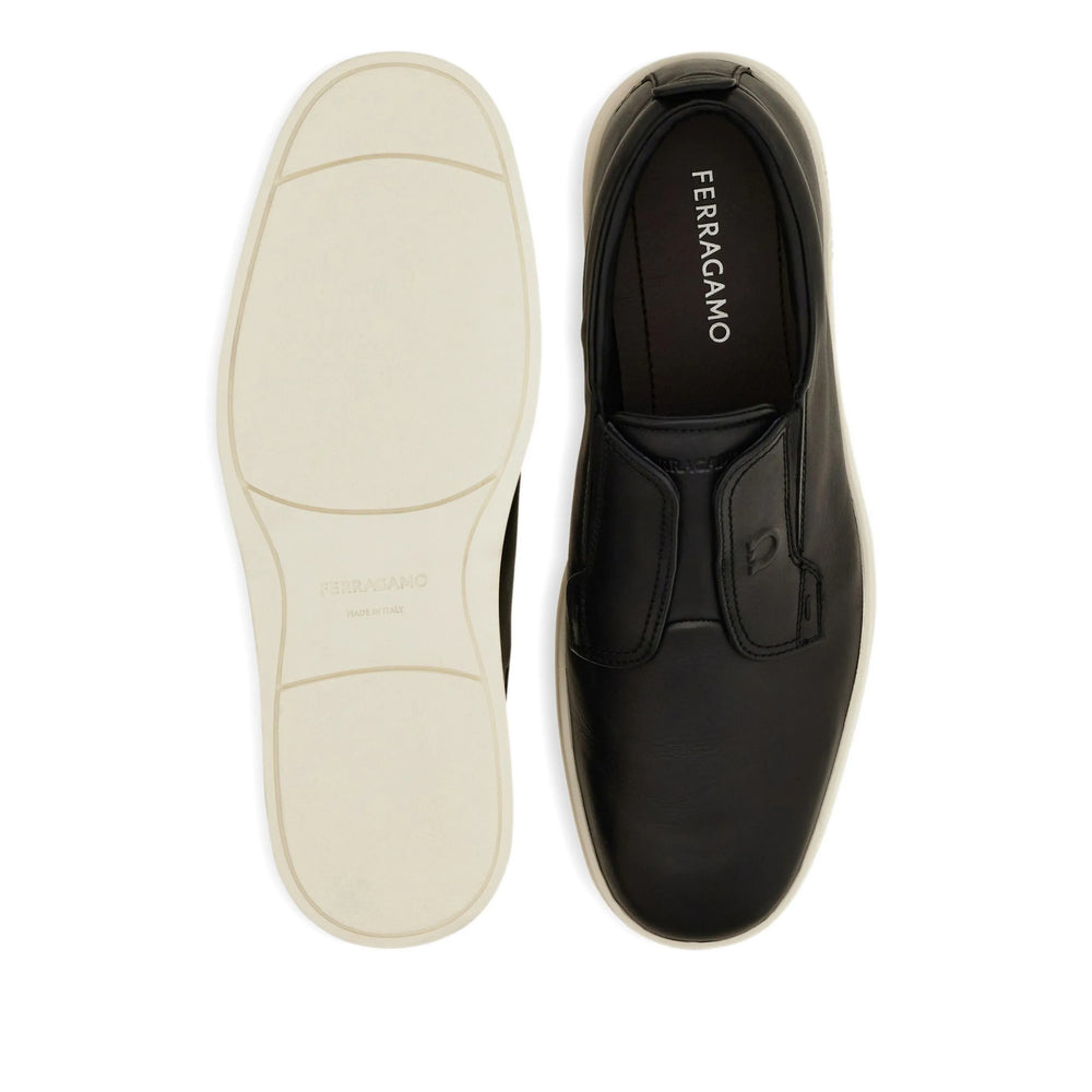 Ferragamo Black Trainers - Slip-Ons Men FERRAGAMO