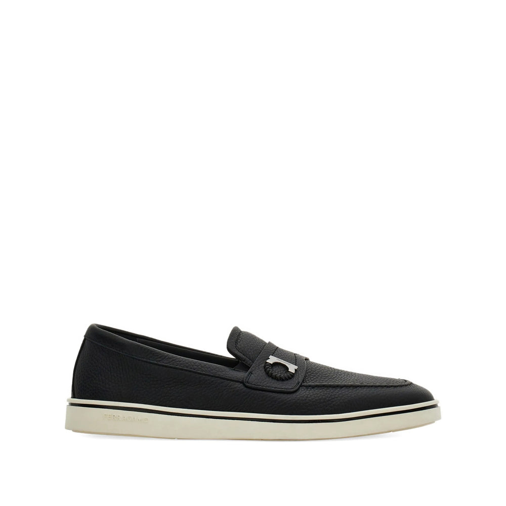 Ferragamo Black Loafers Men FERRAGAMO