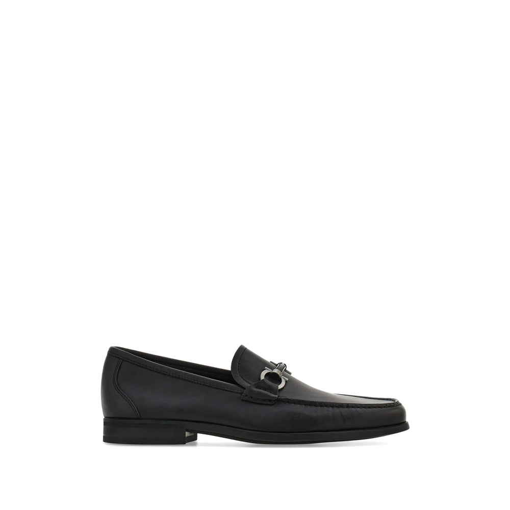 Ferragamo Black Loafers Men FERRAGAMO
