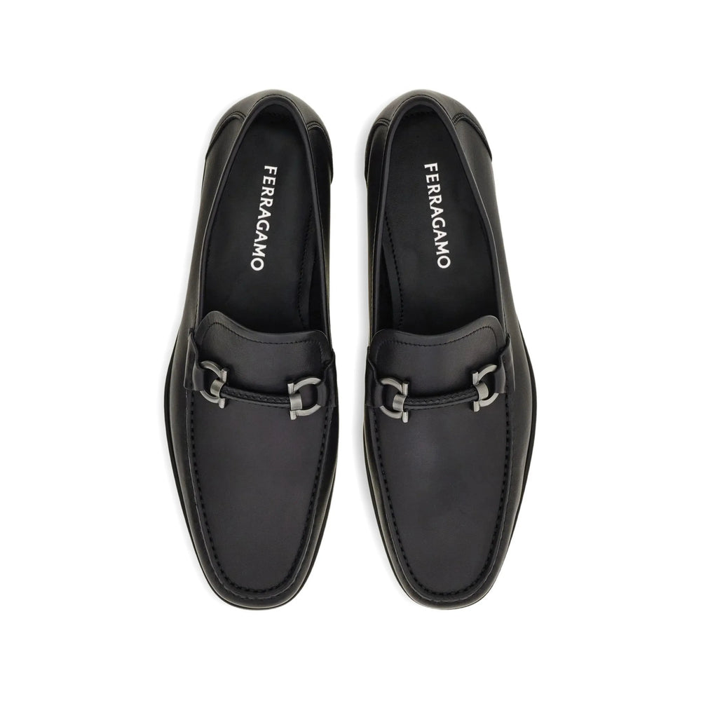 Ferragamo Black Loafers Men FERRAGAMO