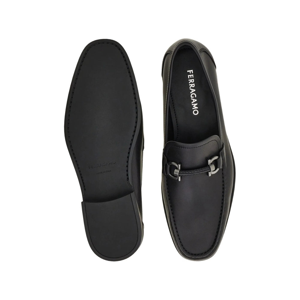 Ferragamo Black Loafers Men FERRAGAMO