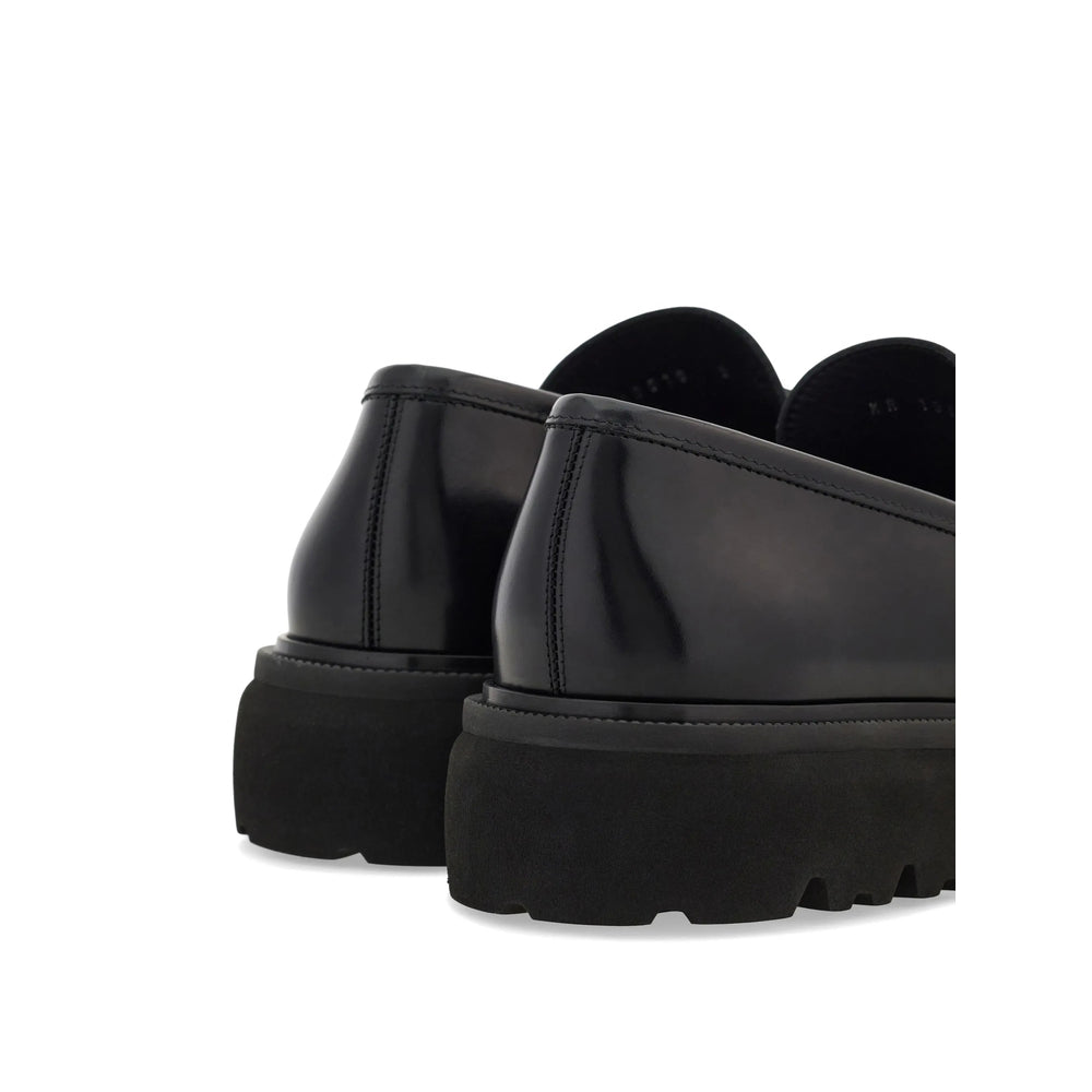 Ferragamo Black Loafers Men FERRAGAMO