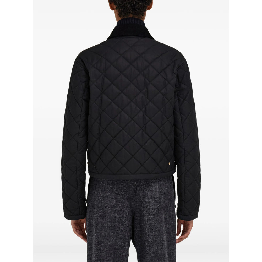 Ferragamo Black Jackets - Puffer Jackets Women FERRAGAMO