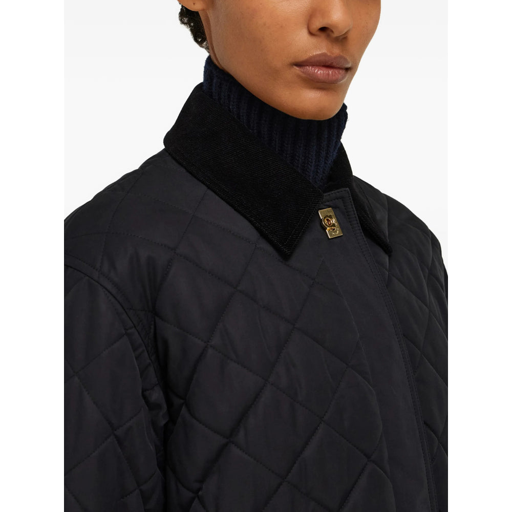 Ferragamo Black Jackets - Puffer Jackets Women FERRAGAMO