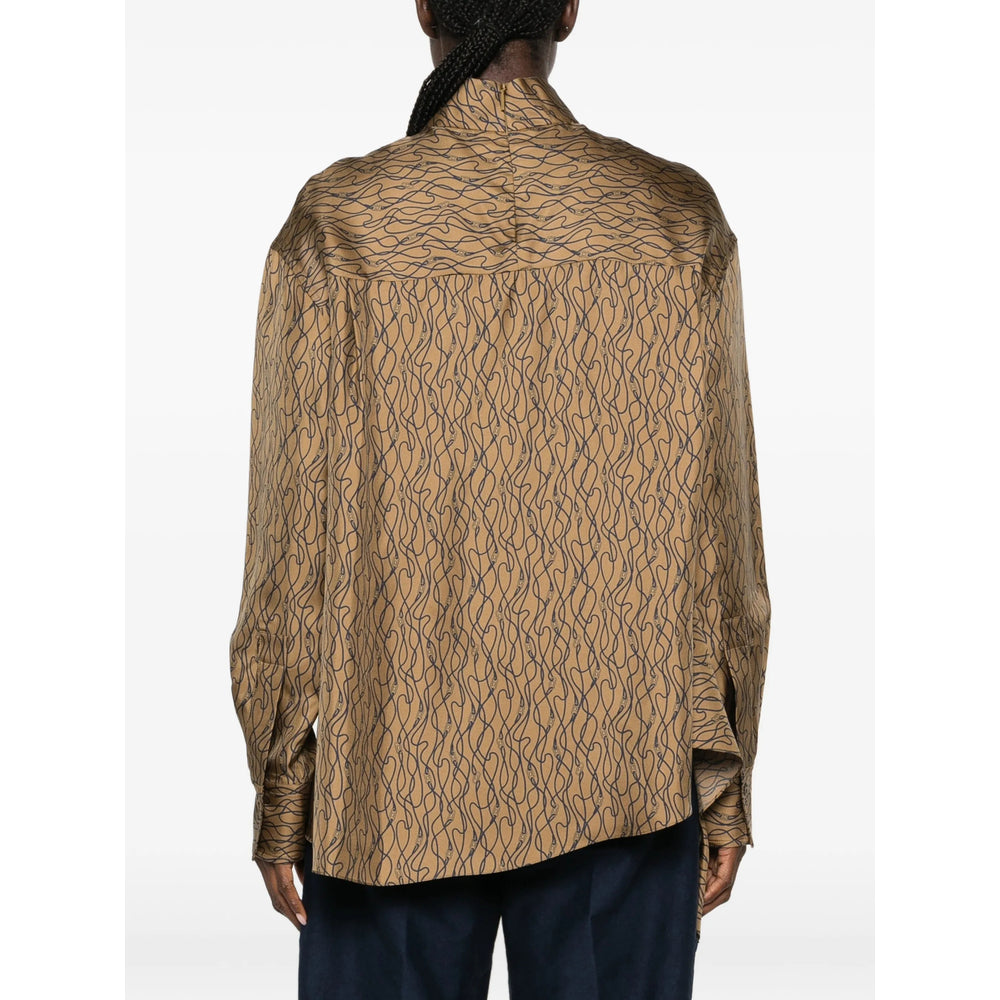 Ferragamo Neutrals Tops - Blouses Women FERRAGAMO
