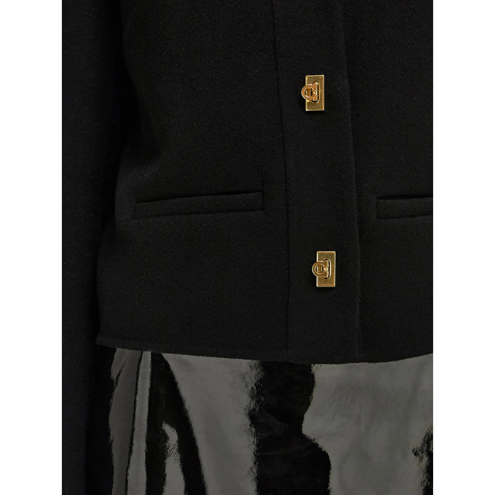 Ferragamo Black Jackets - Cropped Jackets Women