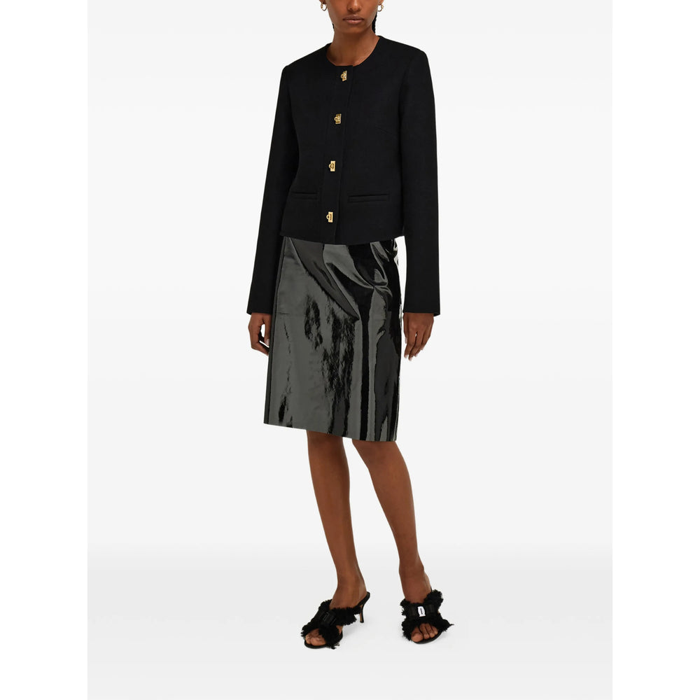 Ferragamo Black Jackets - Cropped Jackets Women