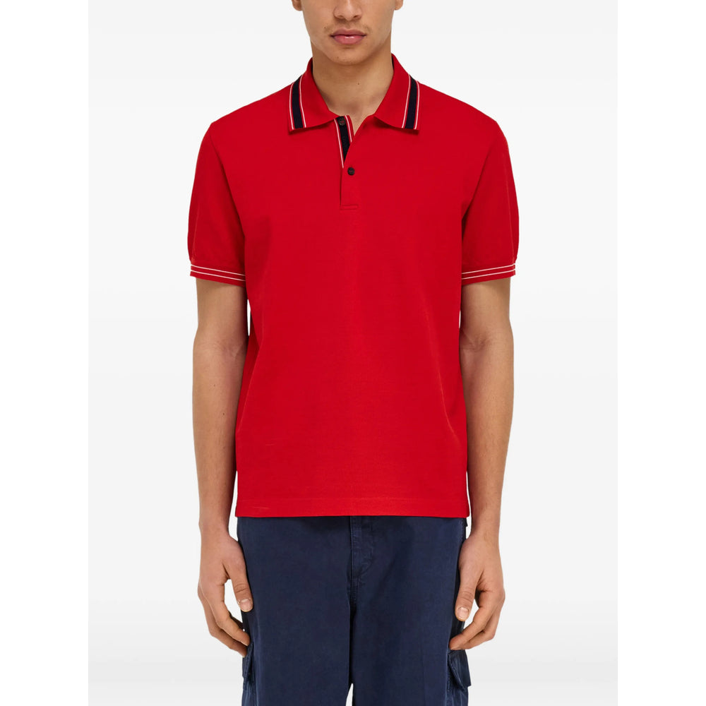 Ferragamo Red Polo Shirts Men FERRAGAMO