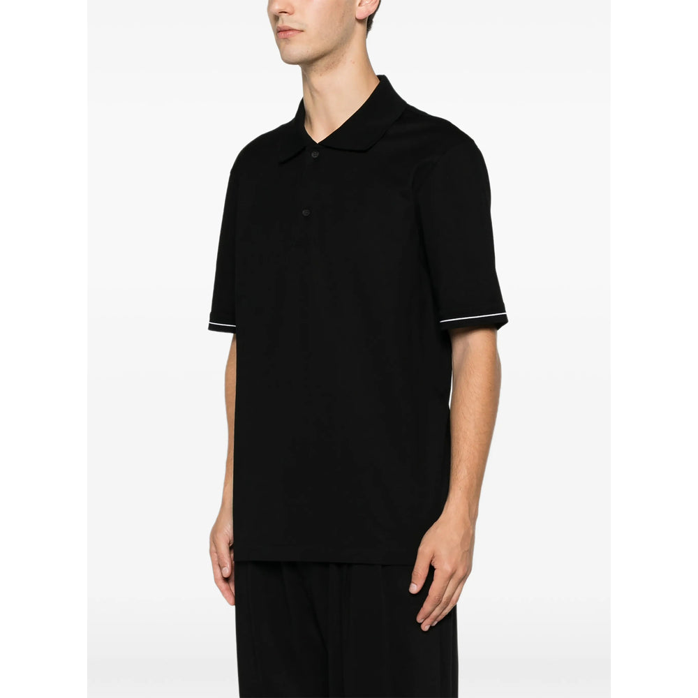 Ferragamo Black Polo Shirts Men FERRAGAMO
