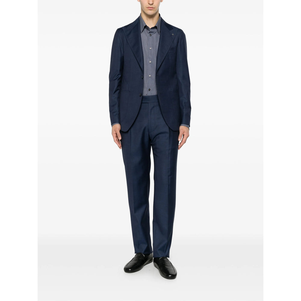 Ferragamo Blue Shirts Men FERRAGAMO