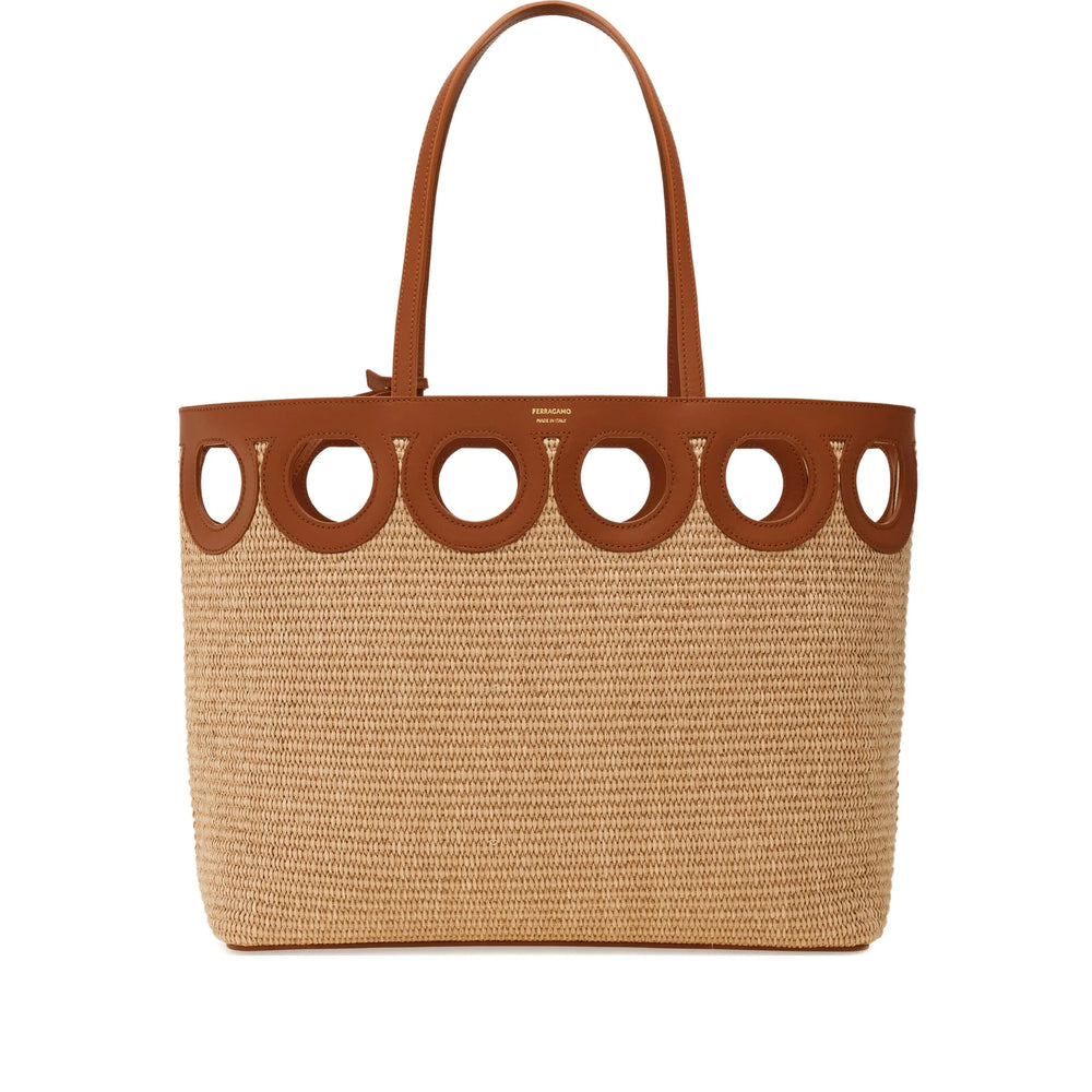 Ferragamo Neutrals Tote Bags Women FERRAGAMO