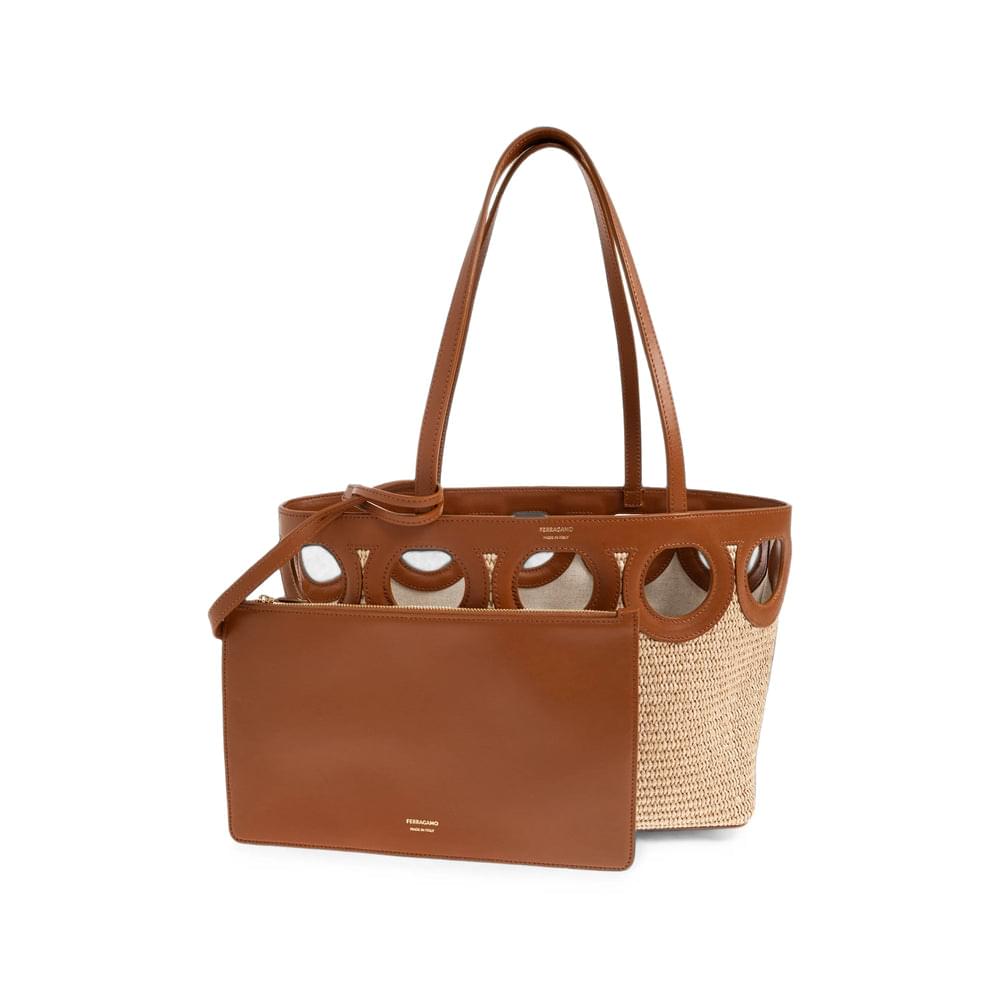 Ferragamo Brown Shoulder Bags Women FERRAGAMO