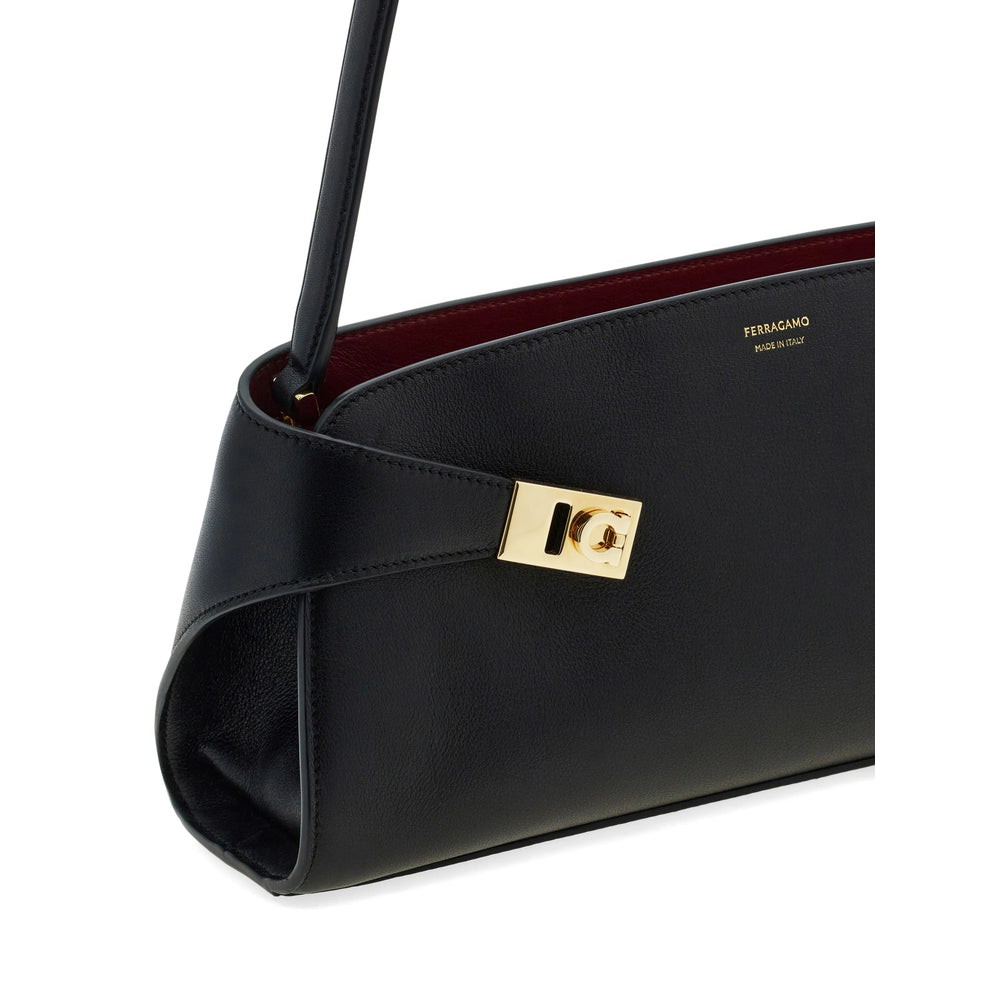 Ferragamo Black Shoulder Bags Women FERRAGAMO