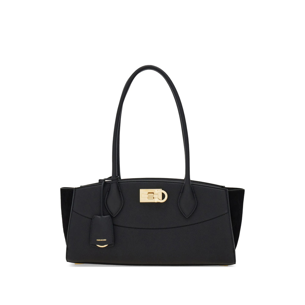 Ferragamo Black Tote Bags Women FERRAGAMO