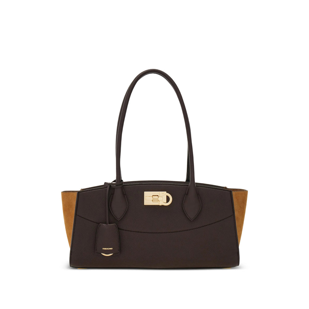 Ferragamo Brown Shoulder Bags Women FERRAGAMO