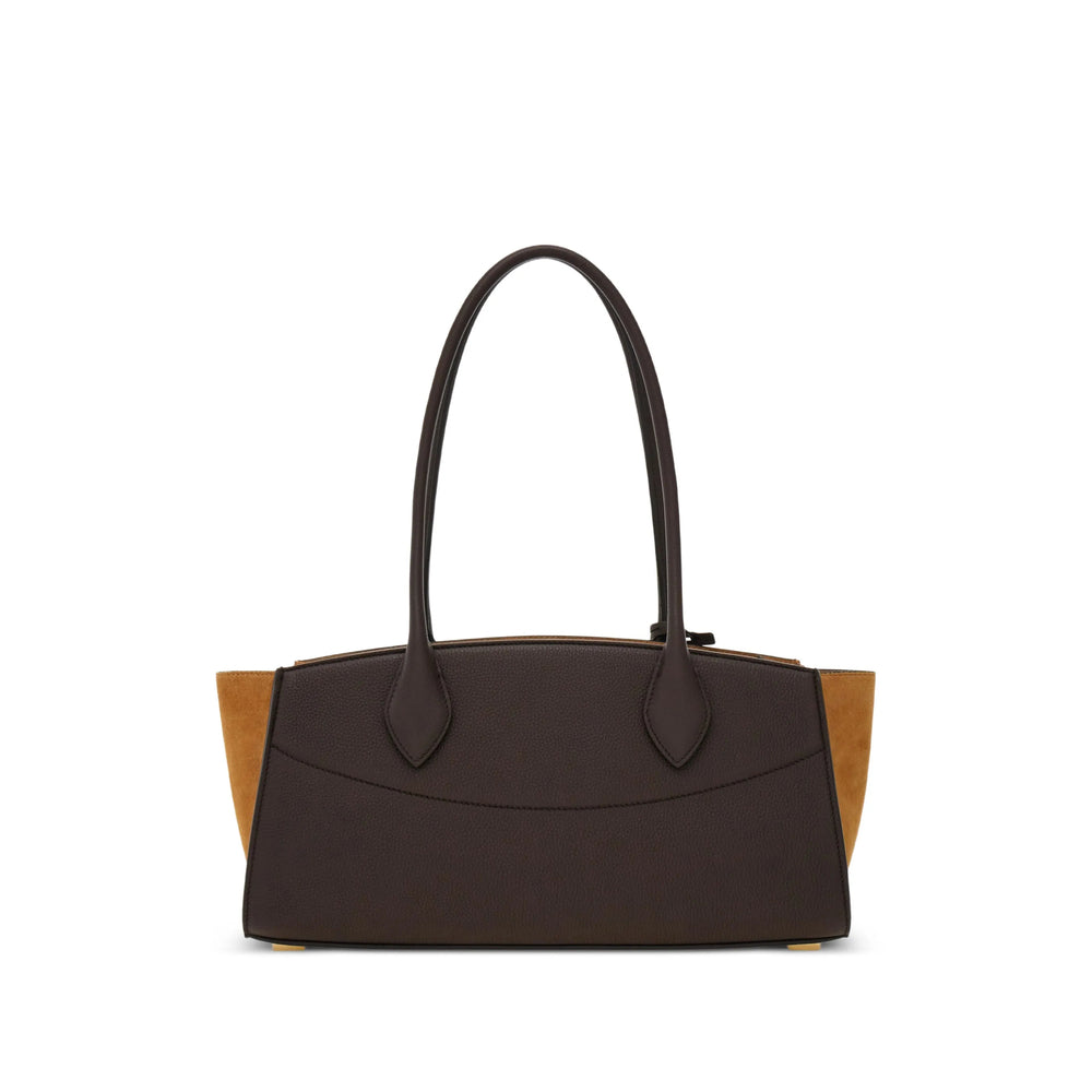 Ferragamo Brown Shoulder Bags Women FERRAGAMO