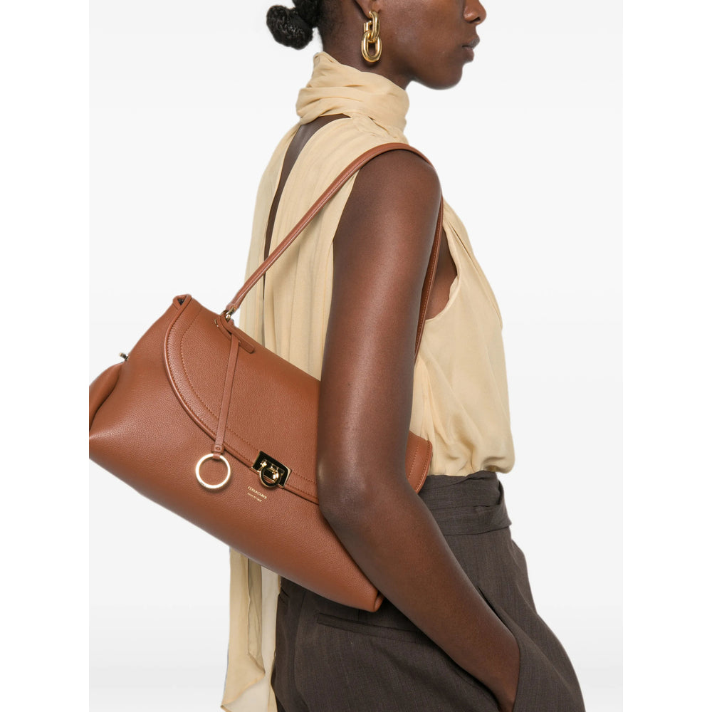 Ferragamo Brown Tote Bags Women FERRAGAMO