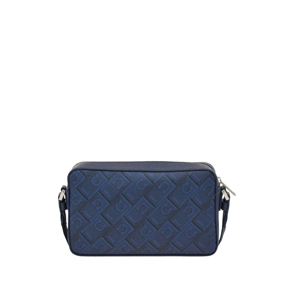 Ferragamo Blue Messenger Bags Men FERRAGAMO