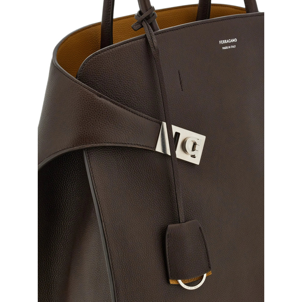 Ferragamo Brown Tote Bags Men FERRAGAMO