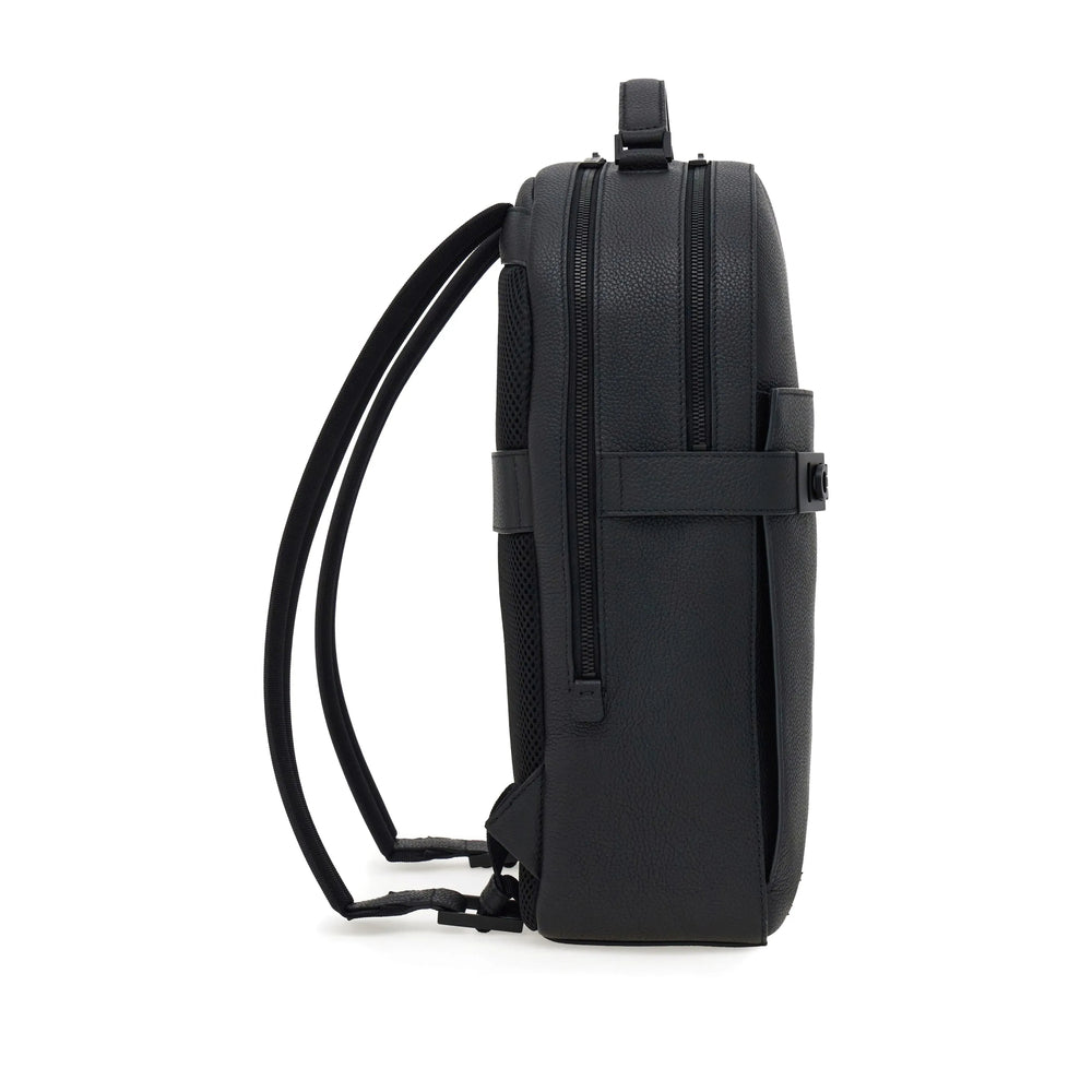 Ferragamo Black Backpacks Men FERRAGAMO