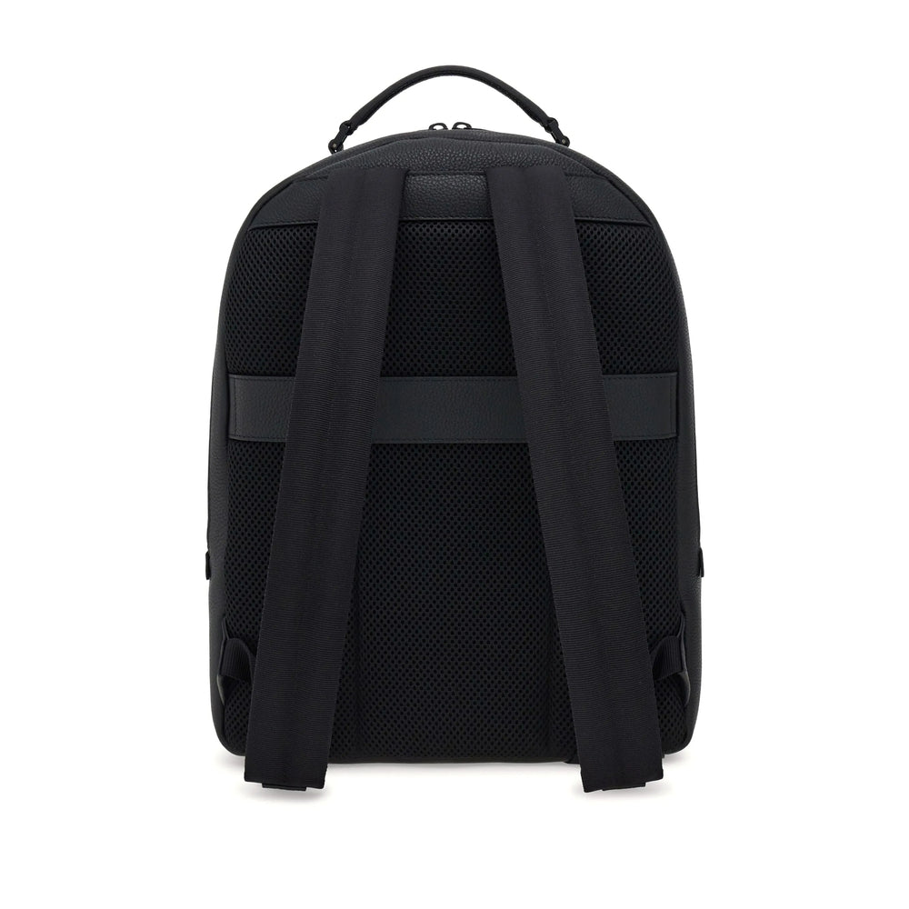Ferragamo Black Backpacks Men FERRAGAMO