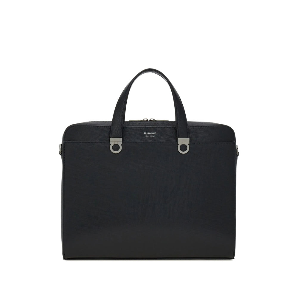 Ferragamo Black Laptop Bags & Briefcases Men FERRAGAMO