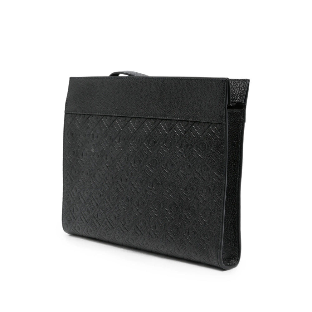 Ferragamo Black Clutch Bags Men FERRAGAMO