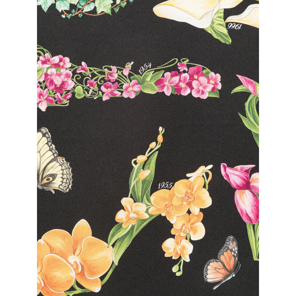 Ferragamo Black Scarves Women FERRAGAMO